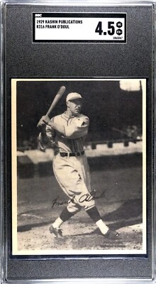SGC 4.5 -1929 Kashin Publications R316 Frank "Lefty" O'Doul Phillies RARE! - Image 1 of 4