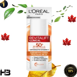 L’Oréal Revitalift Clinical Face Care SPF 50 Vitamin C UV Fluid + 50 ml / 1.70oz - Picture 1 of 8