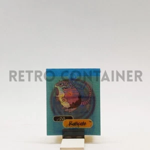 POKEMON Vintage Card Lenticolari Promozionali YOGA - 07 Rattata Raticate - Picture 1 of 1