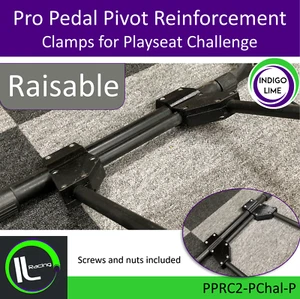 PRO Pedal Pivot Reinforcement Clamps for Playseat Challenge - Picture 1 of 5