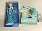 New Disney Store Frozen Elsa Anna Crossbody Girl Kid Bag Purse Blue With Doll