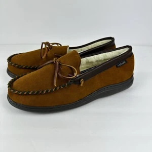 L.B. Evans Atlin Moccasin Mens Brown Casual Slippers 14 - Picture 1 of 11