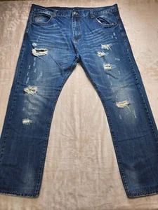 Pantalones de mezclilla para hombre Eight 732 etiquetados 44X34 grandes altos para hombre’s hip hop holgados Y2K - Imagen 1 de 12