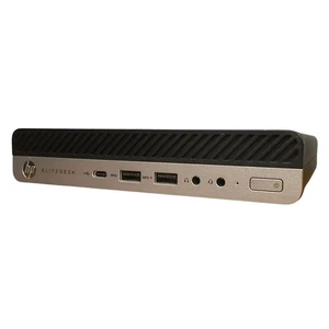 HP EliteDesk 705 G4 Mini PC Ryzen 3 Pro - 8GB - 256GB SSD - Windows 11 - Zdjęcie 1 z 3