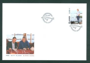 Aland. FDC 2005. Tennis Player Bjorn Borg. Scott# 236 - Picture 1 of 1