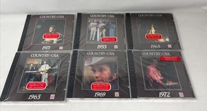 6 TIME LIFE COUNTRY USA CD 1955, 65, 68, 69, 71, 72. Johnny Cash, Buck Owns, Etc - Imagen 1 de 2