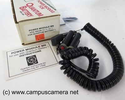 Bateria Quantum 1, 1+ BN módulo de alimentação módulo de alimentação Nikon SB-15 e SB-17 flashes - Imagem 1 de 3