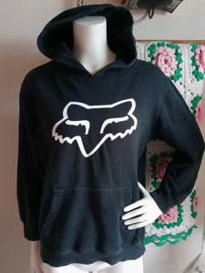 Fox Racing Youth Size Large Black Hoodie Classic Logo - Picture 1 of 5