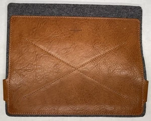 Hard Graft Tilt iPad Case Handmade In Italy Wool Leather - Picture 1 of 12