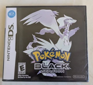 MINTY Pokemon Schwarze Version Nintendo DS Factory Sealed Y-FOLDS Brandneu - Bild 1 von 6