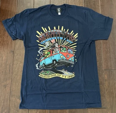 Grateful Dead Reproduction July 4th 1989 T-Shirt L - Image 1 of 4