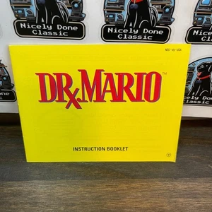 Dr. Mario (Nintendo NES, 1990) Auténtico Manual Solo - Imagen 1 de 3
