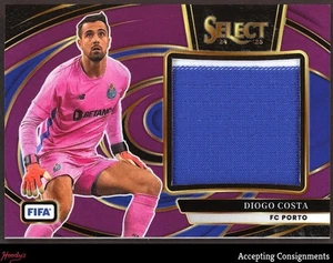 2024-25 Select FIFA Jumbo Swatches FIFA Purple #14 Diogo Costa JERSEY 44/49 - Picture 1 of 2
