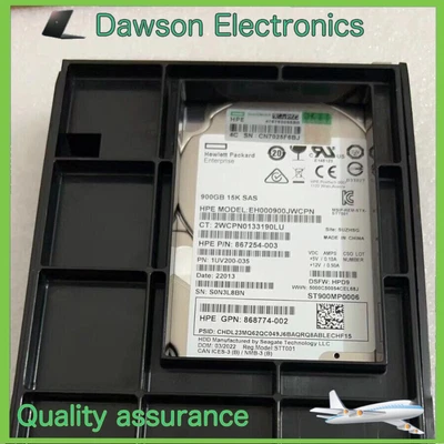 870761-B21 NEW 870796-001 HPE 900GB 15K LFF 3.5 in SAS 12G HDD Hard Drive - Image 1 of 4