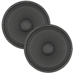 5Core 12 Inch Speaker Pair 200W PA DJ Loudspeaker 8 Ohm Replacement Audio Driver - Picture 1 of 9