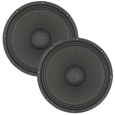 5 CORE 5Core 12 Inch Speaker Pair 200W PA DJ Loudspeaker 8 Ohm Replacement Audio Driver