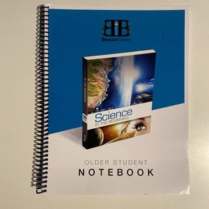 # Berean Builders Science In The Beginning Older Student Notebook Clean Pages - Picture 1 of 8