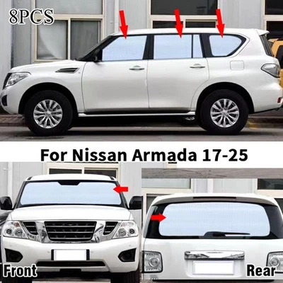 Parasol Parabrisas Privacidad Ventana Trasera Delantera Para Nissan Armada 17-25 8X Foto 1 de 4