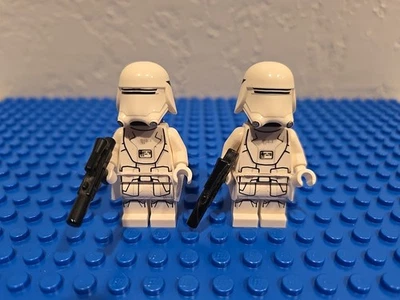 LEGO Star Wars 2 First Order Snowtroopers Backpack Kama Minifigure sw0657 Lot - Image 1 of 4