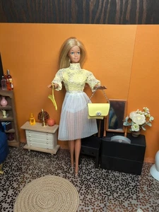 Vintage Barbie Clone Outfit 1960's Shillman Dress Mod Hong Kong, Panties +++ - Picture 1 of 24