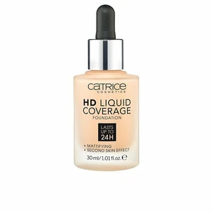 Catrice Hd Liquid Coverage Foundation Lasts Up Tp 24h 030 Sand Beige 30ml - Bild 1 von 2