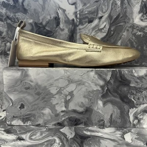 Tommy Hilfiger Mocasines de Cuero Damas Dorado Talla UK 6.5 EU 40 #REF203 - Imagen 1 de 6