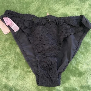 agent provocateur Black Lace Underwear Size 2 With Zipper - Bild 1 von 4