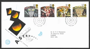 British 1990 Astronomy - Royal Mail FDC - Bild 1 von 1