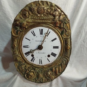 Movimiento antiguo de reloj de comtoise con sonería de gong PG12 - Imagen 1 de 7