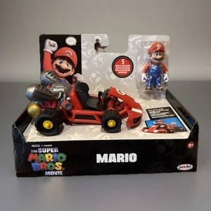 NEW The Super Mario Bros Movie Nintendo Jakks Pull Back Racer Car - MARIO Kart - Bild 1 von 3
