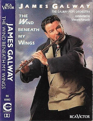 JAMES GALWAY WIND BENEATH MY WINGS CASSETTE ALBUM THE GALWAY POPS ORCHESTRA  - Image 1 of 4