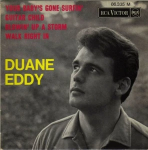 DUANE EDDY YOUR BABY'S GONE SURFIN' FRENCH ORIG EP 45 PS 7" - Picture 1 of 1