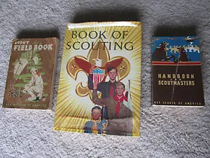 3 Original Pfadfinderbuch Set: 1951 Field, 1952 Handbuch, 1959 mit Schutzumschlag USA - Bild 1 von 12