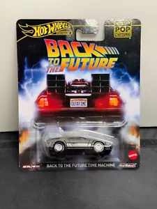 2025 Mattel Hot Wheels Premium Pop Culture Back To The Future Time Machine - Picture 1 of 2