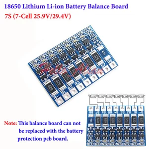 7S 7 Cell 25.9V 29.4V 18650 Li-ion Lithium Battery Charger Module Balance Board - Picture 1 of 1