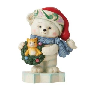 Jim Shore Bearing Christmas Surprises - Pint Sized Polar Bear 6011484 NEW for 20 - Picture 1 of 2