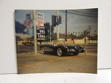 VINTAGE FOUND PHOTOGRAPH COLOR ART OLD PHOTO CLASSIC CAR MG 1950S CONVERTIBLE