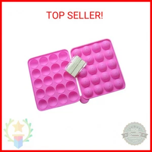 Rbenxia Silicone Cake Mold 20-cavity Half Circle Lollipop Party Cupcake Baking M - Picture 1 of 2