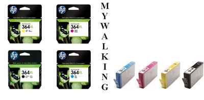 Hp 303 Nero Set 4 Cartucce Originali HP 364XL Nero 364 Colori (Ciano, Magenta, Giallo) - Per Deskjet 3070a, Officejet 4620 Cartucce Irlanda Resa Pagine - Foto 4