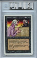 MTG Unlimited Demonic Attorney BGS 9.0 (9) Mint Magic card amricons WOTC 8249