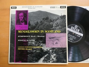 SXL 2246 ED1 Mendelssohn In Scoland Peter Maag EX Decca 1st WBG 1E 1E - Picture 1 of 7