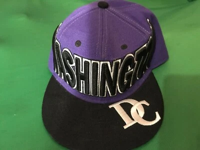 Gorra/gorra Washington DC City Hunter púrpura y negra SnapBack Foto 1 de 4