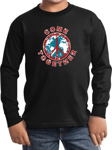 Buy Cool Shirts Kids Peace T-shirt Come Together Youth Long Sleeve - Picture 1 of 9