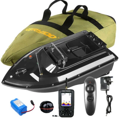 Futterboot RC Karpfenangeln Köderboot,Fischfinder mit Sonarsensor,Akkus,Tasche - Bild 1 von 4
