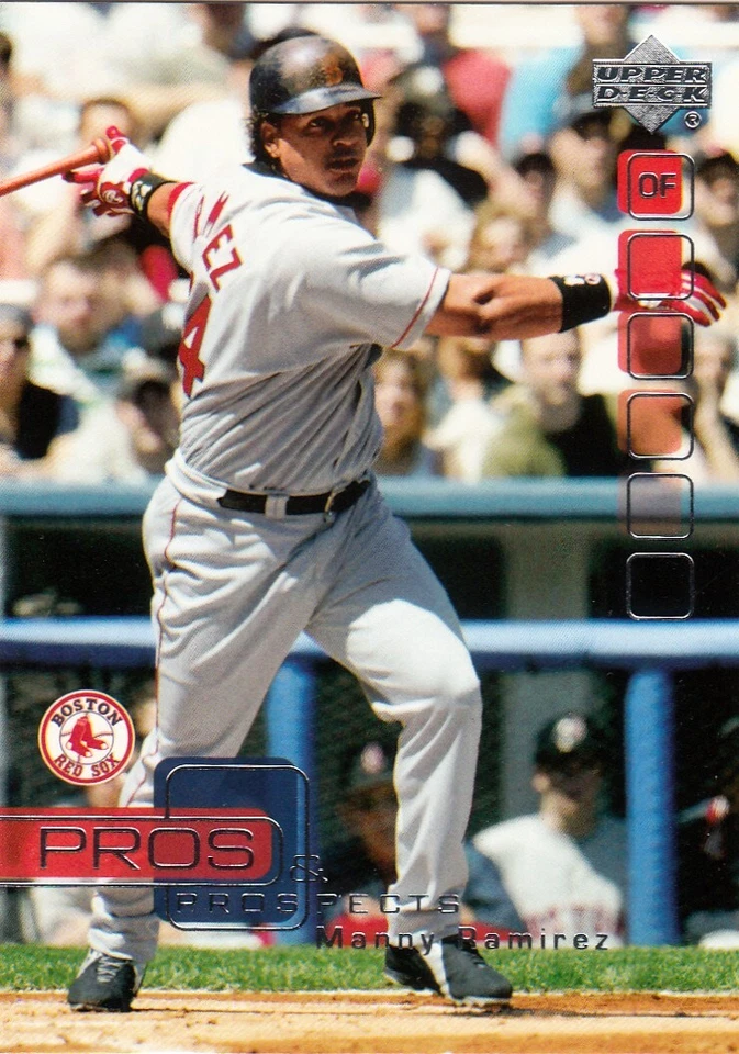 2005 Upper Deck Pros & Prospects - Manny Ramirez #74 - Red Sox-  - Image 1 of 2