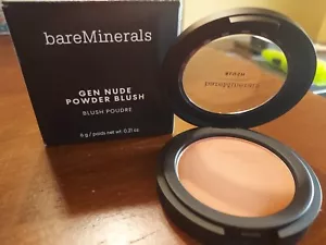 BareMinerals Gen Nude Powder Blush in That Peach Tho .21 oz New in Box - Picture 1 of 4