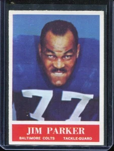 1964 Philadelphia Football # 8 Jim Parker (NM-MT) Near Mint to Mint - Picture 1 of 2
