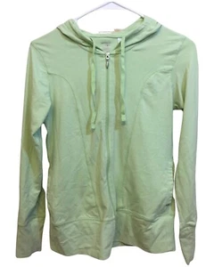 Chaqueta para mujer Danskin Now con capucha manga larga plántula verde talla S (4/6) - Imagen 1 de 6