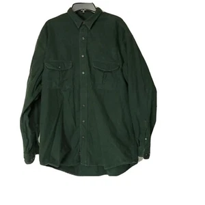 Eddie Bauer Outdoor Baumwolle Langarm Buttoned Down Grün Herren Hemd Gr. XLTall - Bild 1 von 5