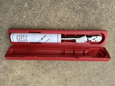 NUEVO Snap on QD2FR75 -3/8" Dr. Click-Type Flex-Head Torque Wrench con estuche de transporte Foto 1 de 4